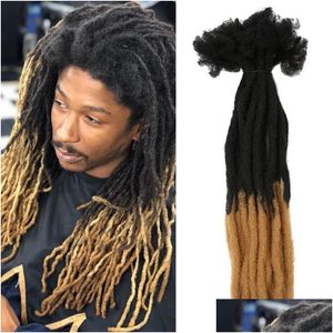 Hair Pieces Cloghet Handmade Dreadlocks Ombre Synthetic Faux Fake Locs Braids Extensions Afro Braiding For Women Men Hip Hop 22Inch 22 Dhcio