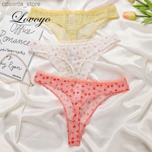 Women's Panties Fruit Lace Girls G String Sexy Panties Seamless Women Briefs Thong Underwear Female Low Waist Fitness Lingerie Size S-XL tangas Q231116