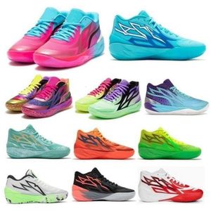 Lamelo Shoe Mb 2 Lamelo Ball Баскетбольные кроссовки Lamelos Lameloball Mb.02 02 Be You Phenom 2024 Мужчины Женщины Размер кроссовки 36–46