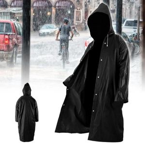 Regenmäntel Mode Frauen Transparent Regenmantel Männer Schwarz Regen Kleidung Abdeckungen Undurchlässige Regenbekleidung Poncho Wasserdichte Kapuze Abdeckung