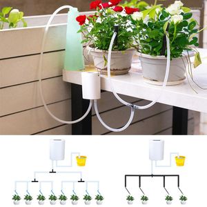 Watering Equipments Self-Watering 8/4/2 Head Automatic Pump Controller Garden Flowers Plants Sprinkler Drip Irrigation Device Timer