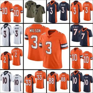 3 Russell Wilson Jersey Football 10 Jerry Jeudy Patrick Surtain II Randy Gregory Mens Simmons Bradley Chubb 33 Javonte Williams Courtland Sutton Peyton Manning