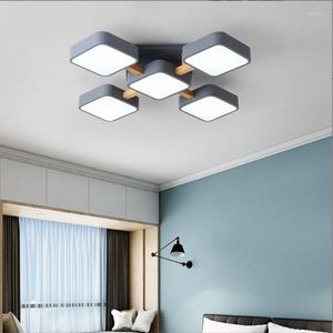 Lustres de lustre moderno lâmpada de teto de apartamento pequeno sala de estar para jantar criativo de macaron lâmpadas decorativas interiores led