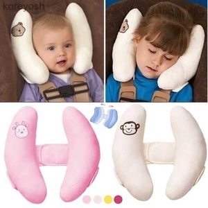 Travesseiros de segurança infantil assento de carro travesseiro de bebê cabeça pescoço apoio travesseiros de dormir criança crianças almofada ajustável acessórios l231116