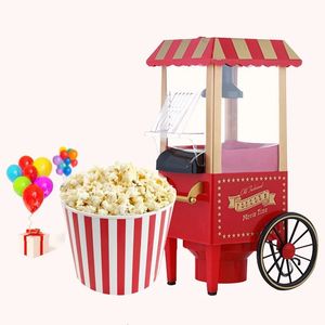 Cookware Parts Popcorn Machine Mini Electric Popcorn Maker Retro Carnival Corn Cooking Machine A Pop Corn Hushåll DIY CORN Popper 231115