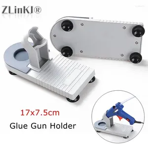 Hooks 1 Piece Glue Gun Organizer Holder Plastic Machine Base Melt Bracket 17x7.5cm Home DIY Repair Tools