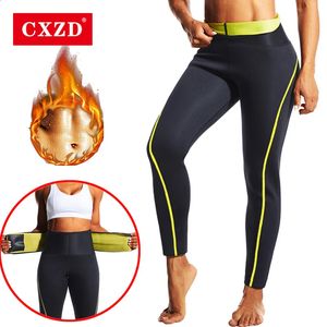 Талия, формирователь живота CXZD, женские неопреновые спортивные штаны для сауны, корсет для сжигания жира, формирователь тела для похудения, антицеллюлитные компрессионные леггинсы, корректирующее белье 231115