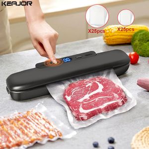 Other Kitchen Tools Vacuum Sealer For Food Packaging Machine 220V Automatic Household Sealing Including 50pcs Bags Z21 Sealers 231116