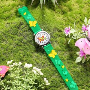Relógios de pulso esportes relógio digital para menina bonito padrão de desenhos animados relógios crianças meninos quartzo analógico pulso presente zegarek damski