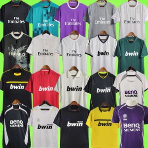 Madrids Retro Soccer Jerseys Real Vintage Football Shirt 06 07 08 09 10 11 12 13 14 15 16 17 18 19 Ronaldo Raul Di Stefano Figo Zidane Suker R.Carlos Santillana Pirri Michel