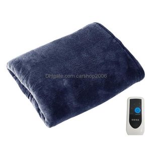 Blankets Winter Electric Blanket Heated Shawl Shoder Neck Mobile Heating Warmer Health Care Isolation Thermique4335421 Drop Delivery Dheod