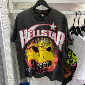 HellStar Designer Tshirt Graphic Clothing Ubrania Hipster Myted Fabric Street Graffiti Litting 391