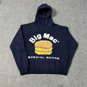 Sweatshirts Herren Damen Designer Hoodies Mode Streetwear Cpfmxmcdonald's Co Br ed Fun Burger Foam Print Herbst/Winter Herren Damen Kapuzen-Plüschpullover