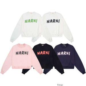 Sweatshirts Mense Womens Designer Hoodies Fashion Streetwear Ma Fashion BR 2023 Autumnwinter New Letter Printing Pullover Sweater Womens Loose Lazy Casual Round NE