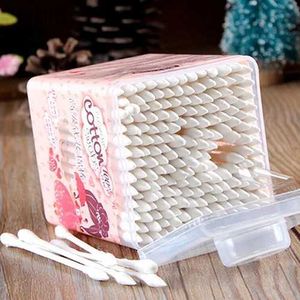 Bawełniany wymaz nowszy 200pcs Winte Handy Cotton Swabs Kobiety Zdrowie Make Up Up O.