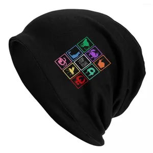 Baskemonogatari beanie hattar monogatari stickning hatt gym elastiska vuxna mössor vinter design hip hop bonnet födelsedag närvarande