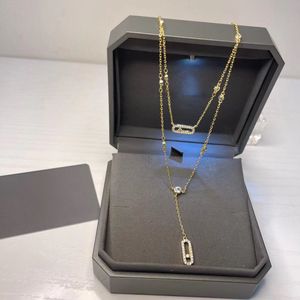 oro rosa argento Diamond Arrow Love Luxury Designer Collane con ciondolo Classic Crysatl Collana con strass per uomo Donna Festa di nozze Accessori gioielli Regali