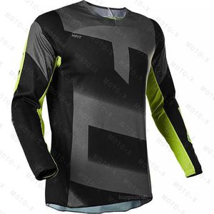 2023Herren T-Shirts Motorrad Mountainbike Team Downhill Trikot MTB Offroad DH BMX Fahrrad Lokomotive Shirt Cross Country Mountain HPit Fox Trikot W99 Y99