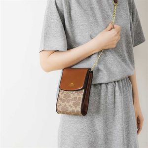 Bag 26% OFF Designer handbag High quality chain mobile phone for women new vintage single shoulder crossbody bag mini fashion zero wallet