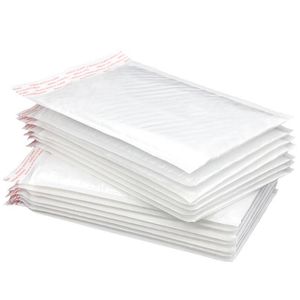 Bolha sacos de envio mailers sacos de envio branco envelopes acolchoados água poli bolha auto selo envelopes de envio gmwoi