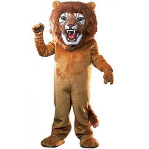 2024 Hochwertiges SUPER LION Maskottchen Kostüm Halloween Weihnachten Fancy Party Kleid Cartoon Charakter Anzug Karneval Unisex Erwachsene Outfit