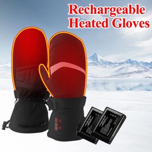 Rękawiczki narciarskie elektryczne akumulatorowe rękawiczki śniegowe rękawice ręczne rękawice motocyklowe do zimowej pracy na zewnątrz jazda na nartach 231116