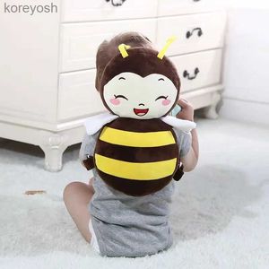 Pillows Cute Baby Head Protection Pillow Child Adjustable Learning Walk Infant Baby Safe Care Animal Shape Toddler Smile Bee HeadrestL231116