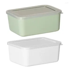Dinnerware 600ml Kitchen Meal Prep Containers Vegetables Fruit Salad Fresh-Keeping Bowl With Lid Bento Lunchbox Reusable Refrigerator Box