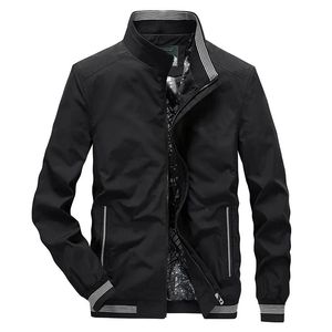 Męskie kurtki męskie kurtka bombowca swobodny stojak zamek błyskawiczny męskie mens Slim Fit Blazer S Spring Autumn cienki męski wiatr M-5xl 231116