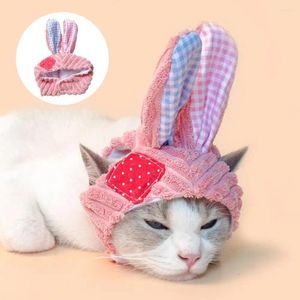 Cão vestuário quente animal de estimação chapéu inverno engraçado com orelha design macio confortável gato chapelaria para estilo bonito um