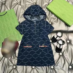 Baby Kinderkleidung Doppel G Designer Jungen Sets Hemd Sets Mädchen Kariertes Kleid mit Kapuze Ophidia Mode Kleidung Anzüge Kinder Sommer Kurzarm Anzug