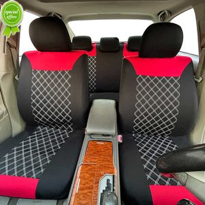 2023 Polyester Car Seat Covers Universal Size Sporty Design Cushion Fit for Most Suv Truck Van Accessories Interior