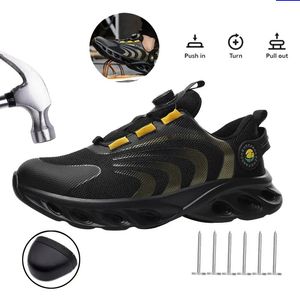 Safety Shoes Men's Safety Shoes with Knobs Outdoor Boots with Anti-perforation for Breathing MEN'S SHOES with Non-slip Platform 231116