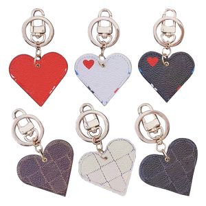 Design Keyring Women Keychain heart Key ring Cute Chain Bag Charm Boutique Car Holder Accessories with gift box