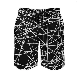 Herren-Shorts Plockepinn Pick-A-Stick Lines And Stripes Badehose Quick Dry Volley Beach mit Taschen für Grafik