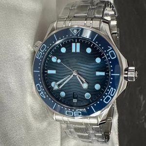 Nowe wydawanie Summer Blue Watch Ceramic Bezel Rologio Blue 42 mm mężczyzn męskie zegarki Automatyczne ruch mechaniczny Zwiedź Rologio Automatyczne luksusowe na rękę RDB