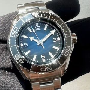 Mens Relógios 45,5 mm Moldura Cerâmica Ultra Profundo Sem Data Flod Clasp Automático Mecânico Designer Relógios orologi di lusso Luxo Master Watch Relógio de pulso orologio eer1