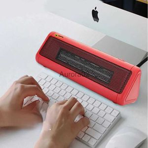 Space Heaters Mini Desktop Heater Desk Speed Hot Hand Warmers Small Electric Heating Fan Student Dorm Game With Heater Hands YQ231116