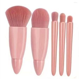 Make -up -Bürsten 5pcs Make -up -Pinsel -Pufferpulverkontur Lidschatten