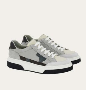 23S/S Sport-desig Walking Sneakers Buty Perforowane techniczne Siatka Zamię skórzaną skórę Casual Ruein Control Dress Guma Sole Treners EU38-46 z pudełkiem