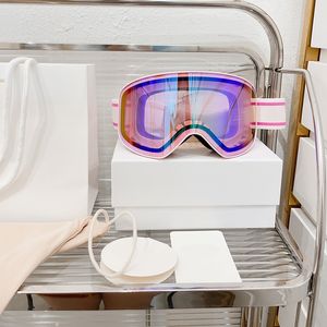 Óculos de sol de grife mulheres óculos de esqui homem moda óculos de esqui novo estilo europeu e americano ao ar livre óculos à prova de vento óculos de sol rosa óculos de sol de boa qualidade