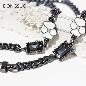 Bag Parts Accessories Designer chain strap heart beading metal for handbag bag parts Hardware qualityare quality 231116