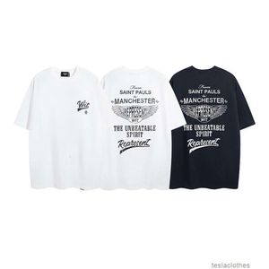 デザイナーファッション服の高級ティーTシャツは、23新製品チームリミテッドレター印刷半ばメンズレディーススモールファッションbrハイストリートtshを表しています