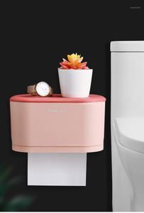 Tissue Boxes & Napkins 1PC Waterproof Toilet Paper Holder Bathroom Roll Box Dispenser Rack Storage Wall Mounted Towel XB 0531