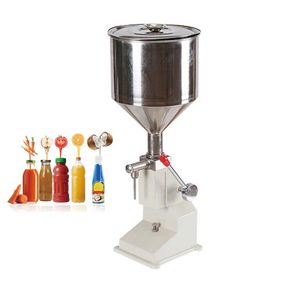 Manual Paste Filling Machine 5-50ML Molasses Cream Jar Shampoo Gel Cosmetic Polish Liquid Hair Oil Filler Packing Machine