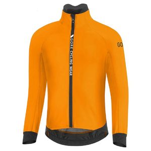 Radsport-Shirts Tops GORE Cycling Wear Thermo-Fleece-Radjacke Herren Winter Fahrradbekleidung MTB Langarm-Oberteile Rennrad-Trikot Wollhemden 231116