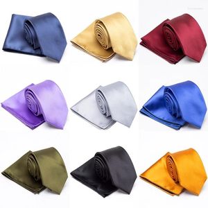 Bow Ties Mens Cravat Set Quality Luxury Fashion Wedding Tie Gifts For Men Formal Dress Hanky Necktie Black Gravata Party Accessories