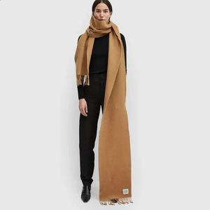 Schals Frauen Wollmischung Großer Strickschal Herbst Winter Mode Damen Quasten Schals Weiblicher Schal 231115