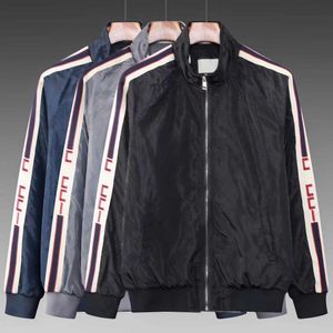 メンズジャケットファッションカジュアルロングスリーブウインドプルーフデザイナージャケットメンズとレディースのスポーツジャケットコートM-4XL