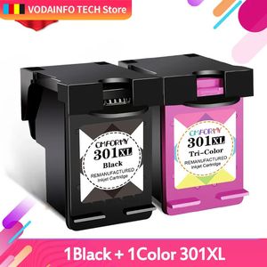 Cartuchos de toner Royek Cartucho de tinta refabricado compatível com HP 301 301XL INK DeskJet 1050 2050 3050 2150 1510 2540 Impressora completa 231116